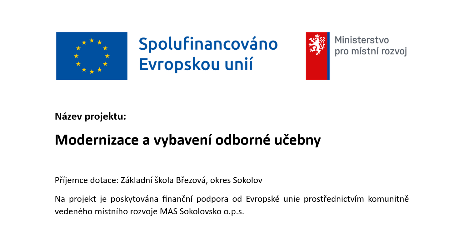 Modernizace a vybavení odborné učebny