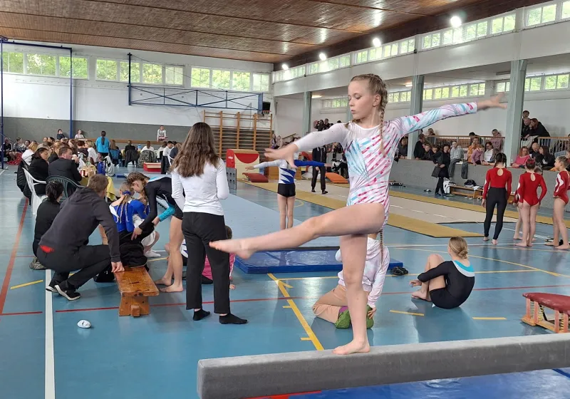 Gymnastky na republice v Doubí