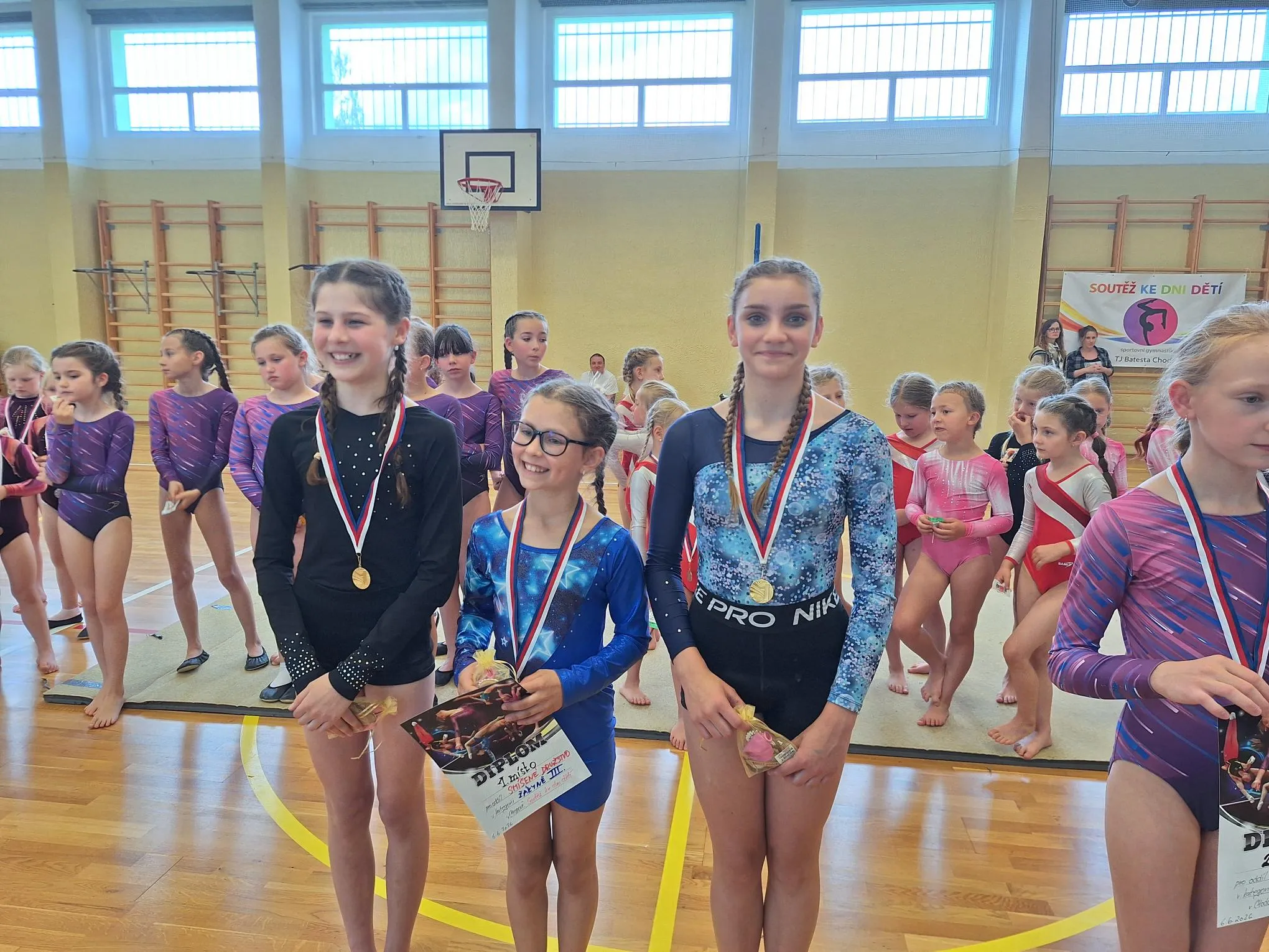 Gymnastická soutěž ke Dni dětí v Chodově