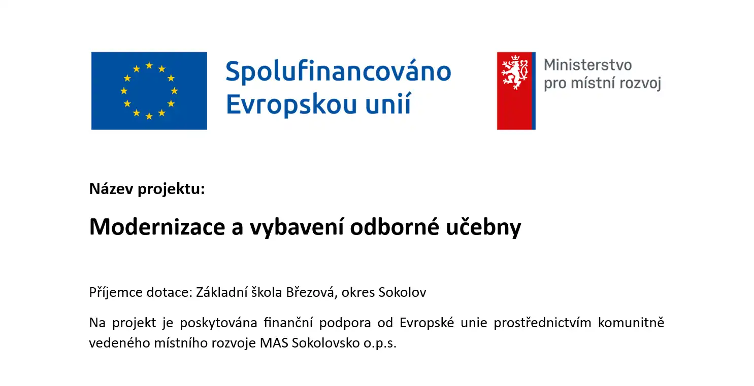 Modernizace a vybavení odborné učebny